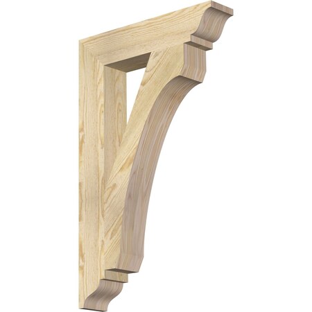 Ekena Millwork Legacy Traditional Rough Sawn Bracket, Douglas Fir, 4"W x 20"D x 32"H BKT04X20X32LEC01RDF